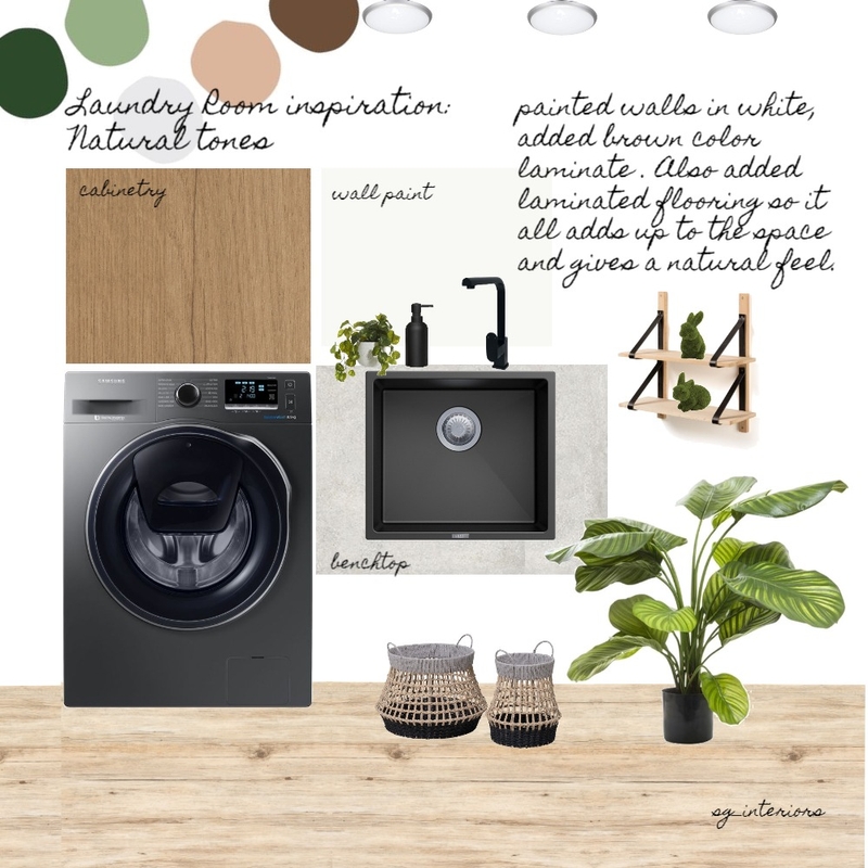 Laundry Room natural tones Mood Board by sginteriors on Style Sourcebook