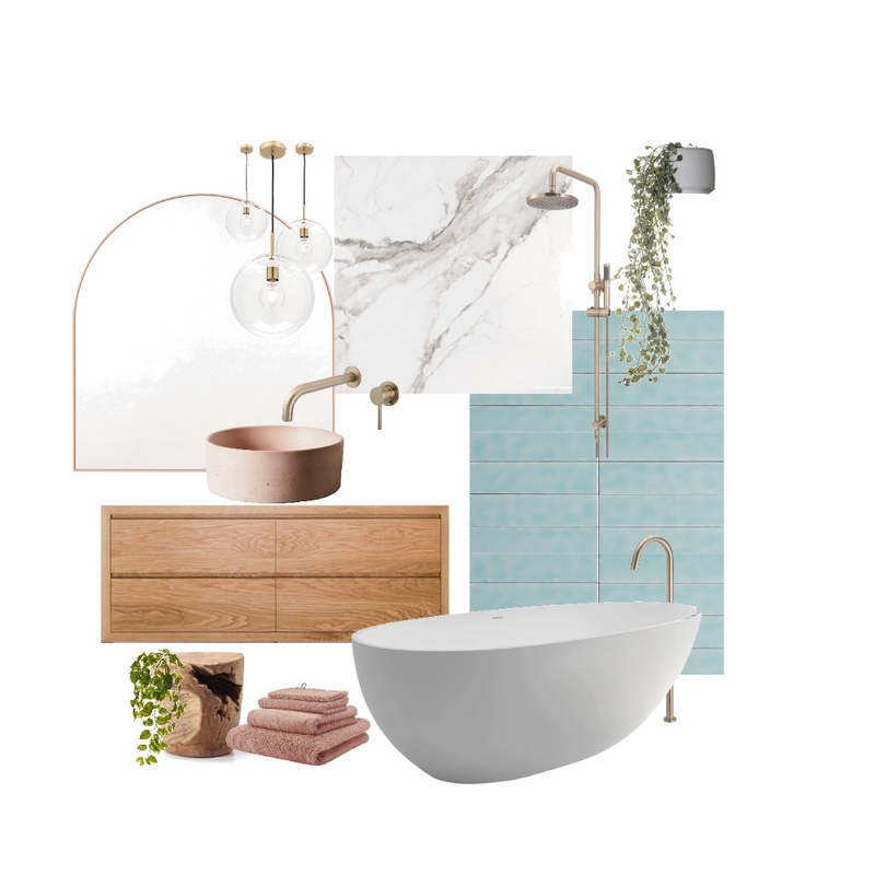 Soothing Bathroom Mood Board by nicoleaitken on Style Sourcebook