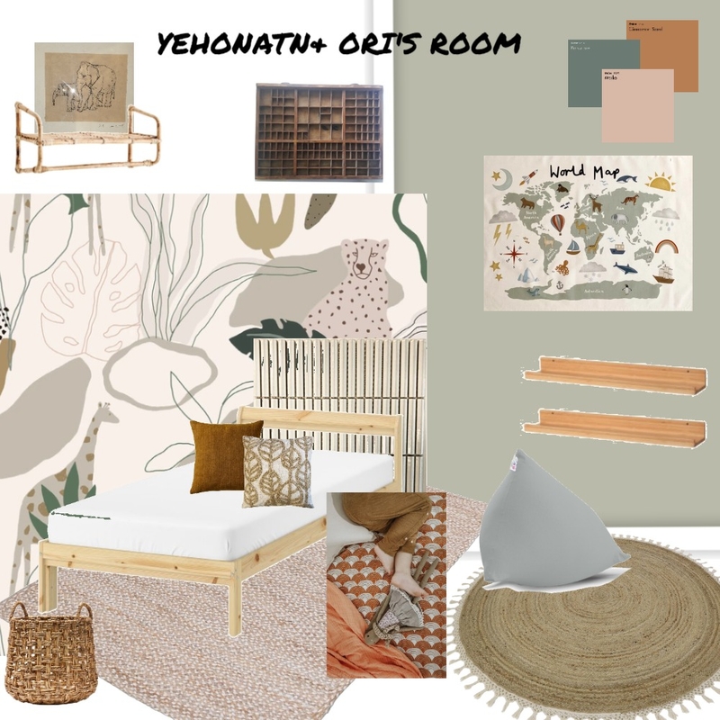 חדר ילדים-יונתן&אורי Mood Board by mayagonen on Style Sourcebook