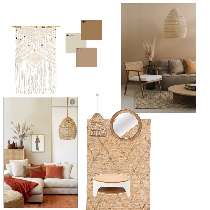 Modern Boho Living Room Mood Board by llopez26 on Style Sourcebook