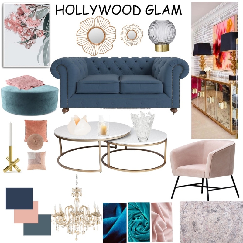 hollywood gram Mood Board by MOONY RABIE on Style Sourcebook