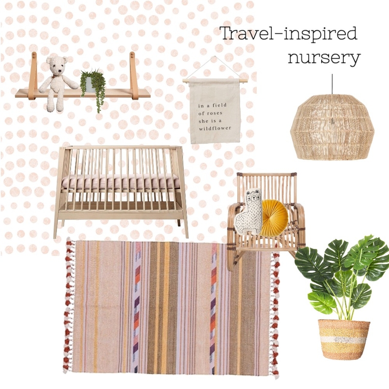 Travel-inspired nursery Mood Board by Her Hands on Style Sourcebook