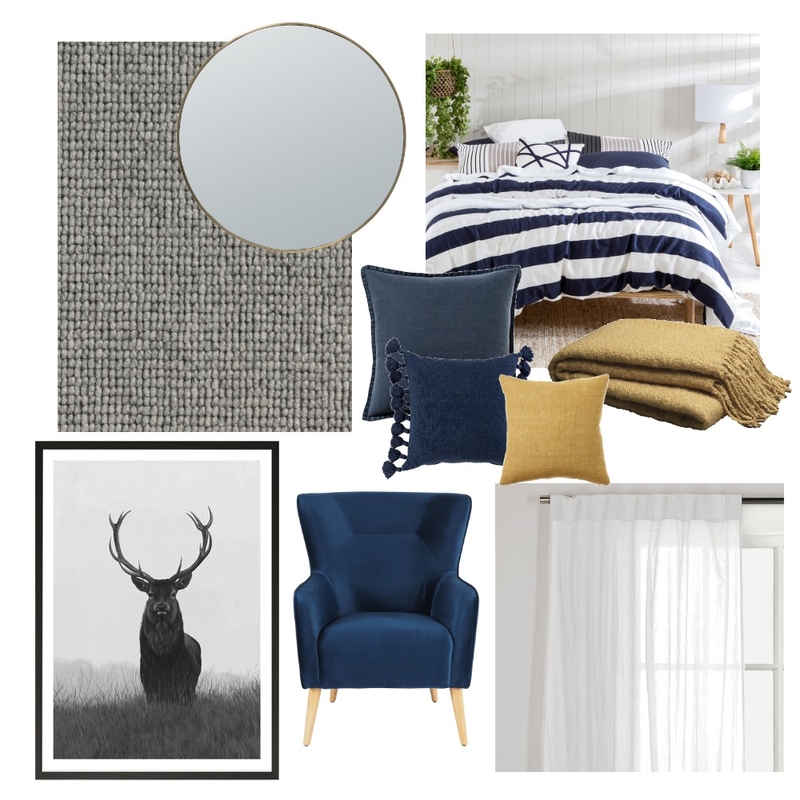 Bedroom 1 Interior Design Mood Board by Rebecca.gray1