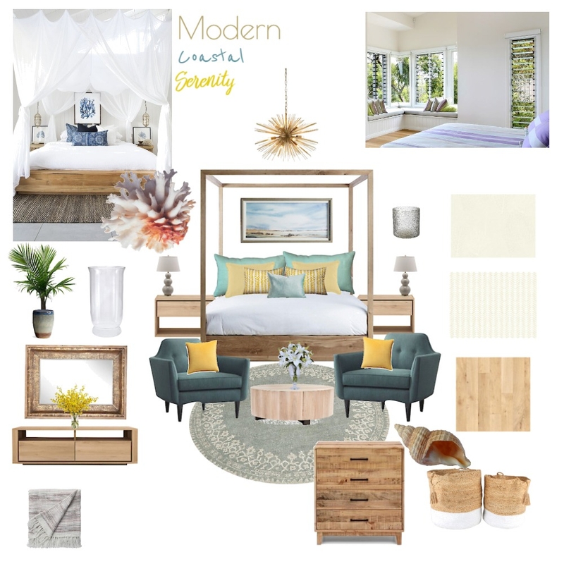Modern Coastal Serenity Mood Board by Tessa on Style Sourcebook