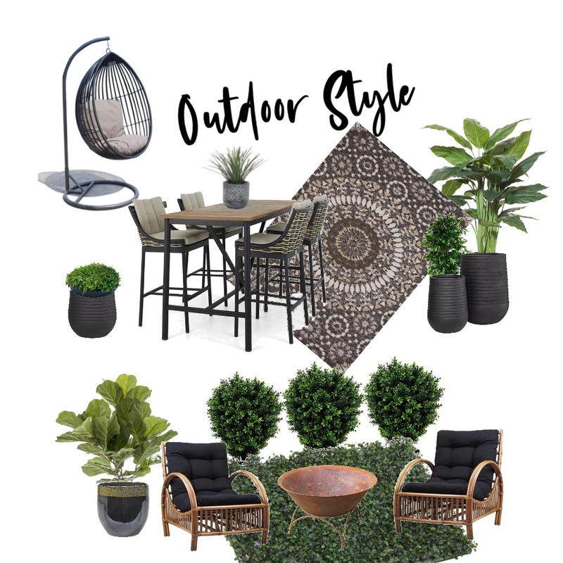 Outdoor Style Mood Board by Johnna Ehmke on Style Sourcebook