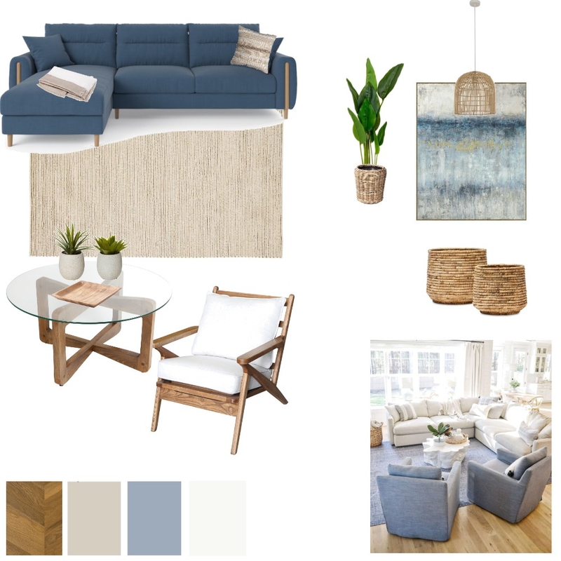 Coastal Interior Design Mood Board by Vanessavcm