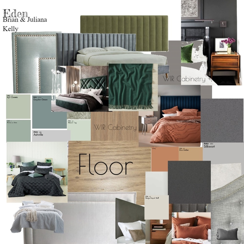 Eden Master suite 2 Interior Design Mood Board by Colette Eden Master suite 2 Interior Design Mood Board by Colette