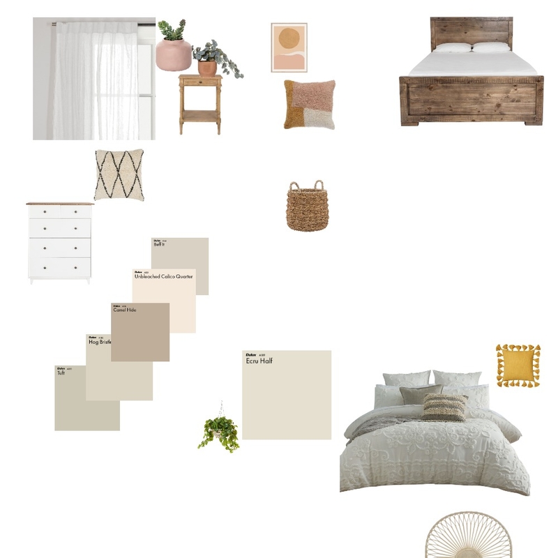 Bohemian Bedroom Mood Board by marybella on Style Sourcebook