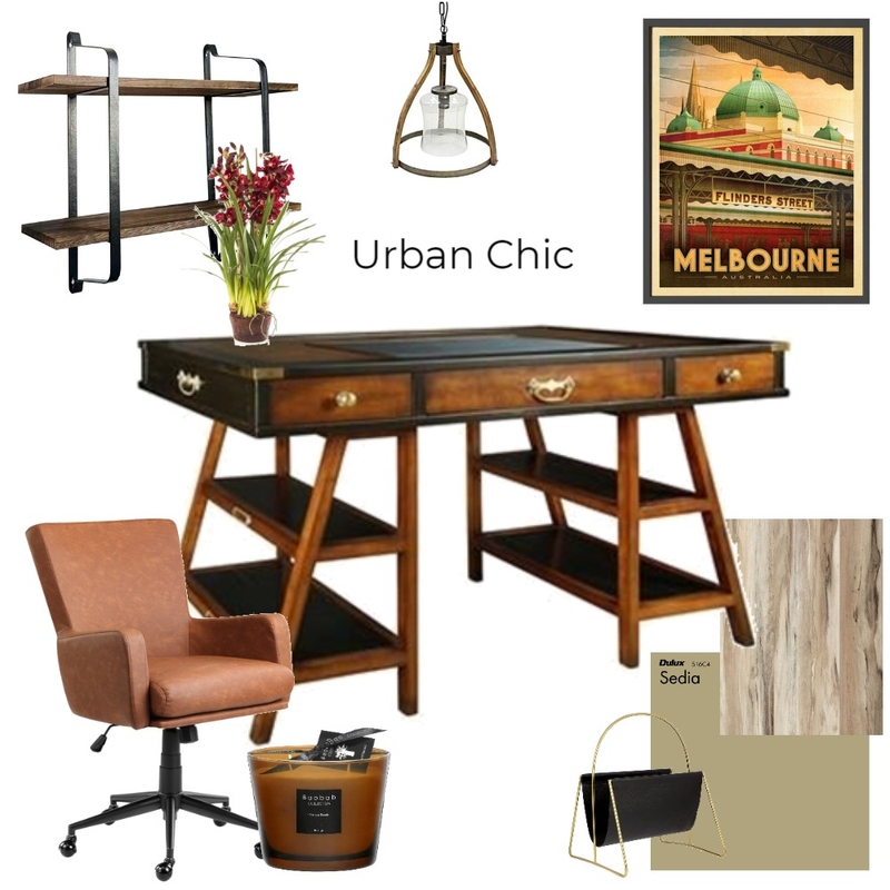 Urban Chic Studio Mood Board by Eleni.M Art and Design on Style Sourcebook
