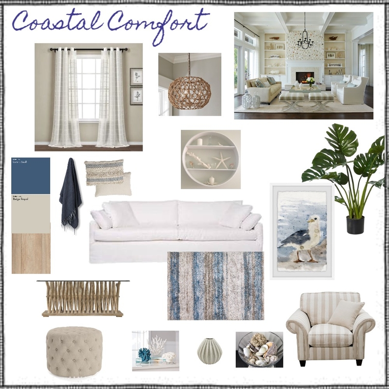 Coastal Comfort Interior Design Mood Board by Rona Coastal Comfort Interior Design Mood Board by Rona