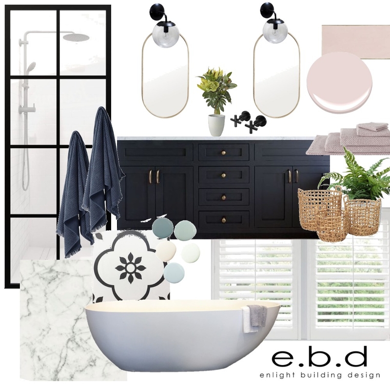 Ginsberg Residence - Wet Area Concept Mood Board by Dorian + Co Interiors on Style Sourcebook