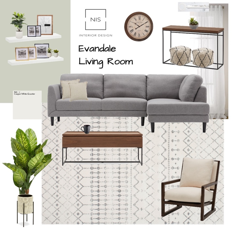 Evandale Living Room (final) Mood Board by Nis Interiors on Style Sourcebook