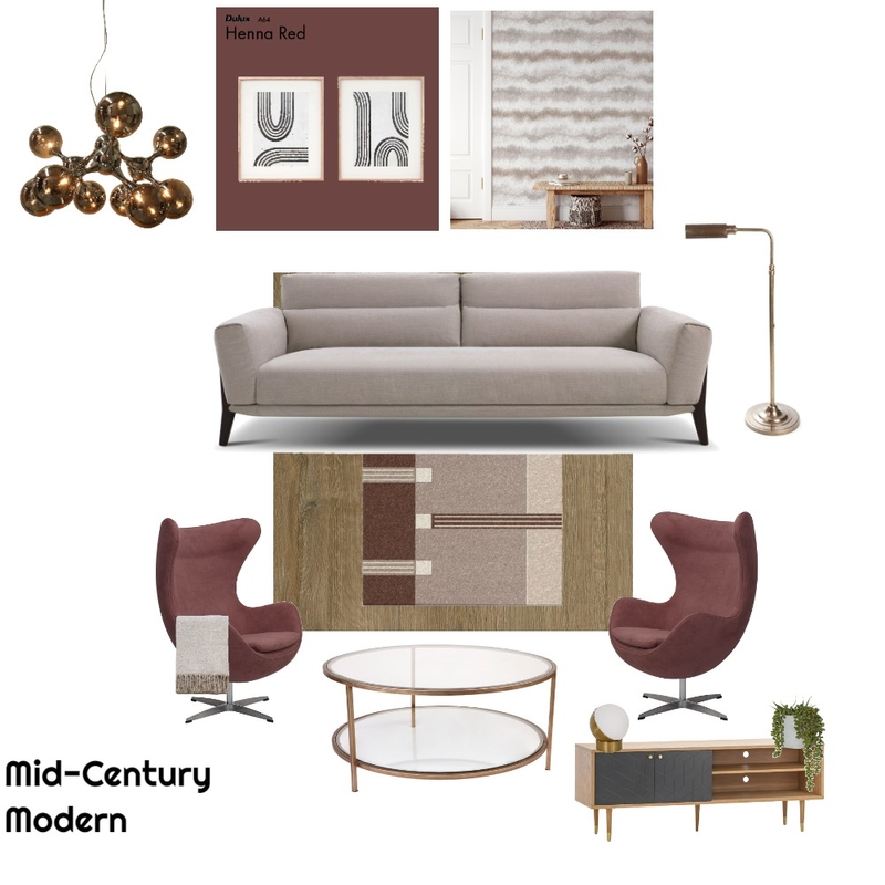 mid cent mod Interior Design Mood Board by cgreenbe04 mid cent mod Interior Design Mood Board by cgreenbe04