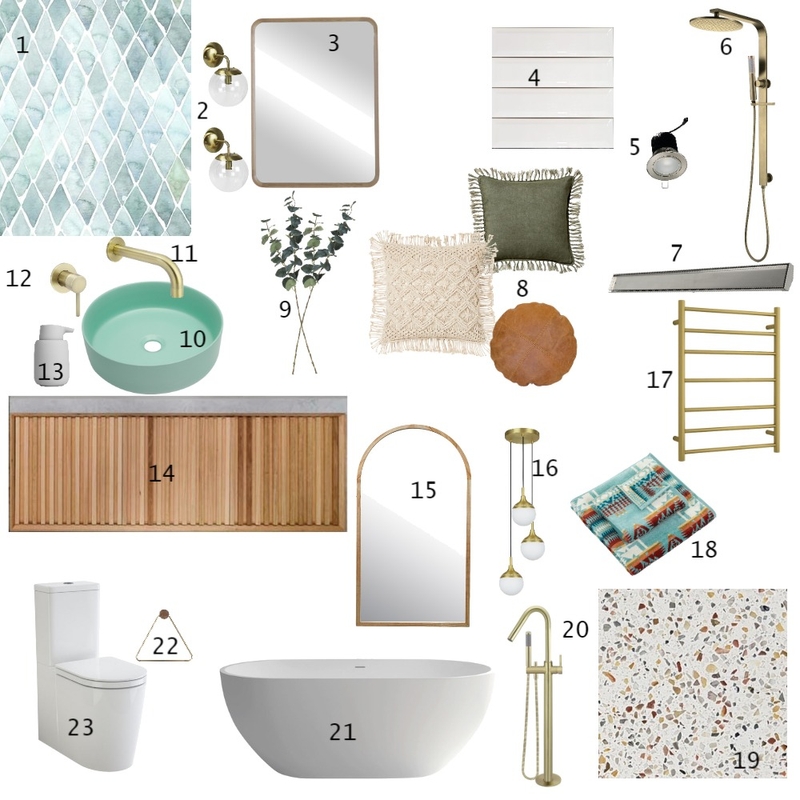 Bathroom Design Mood Board by AHurrell on Style Sourcebook
