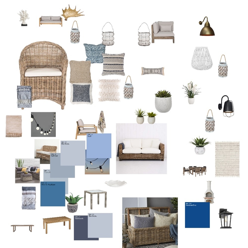 Coastal Outdoor Living Interior Design Mood Board by traceymac Coastal Outdoor Living Interior Design Mood Board by traceymac