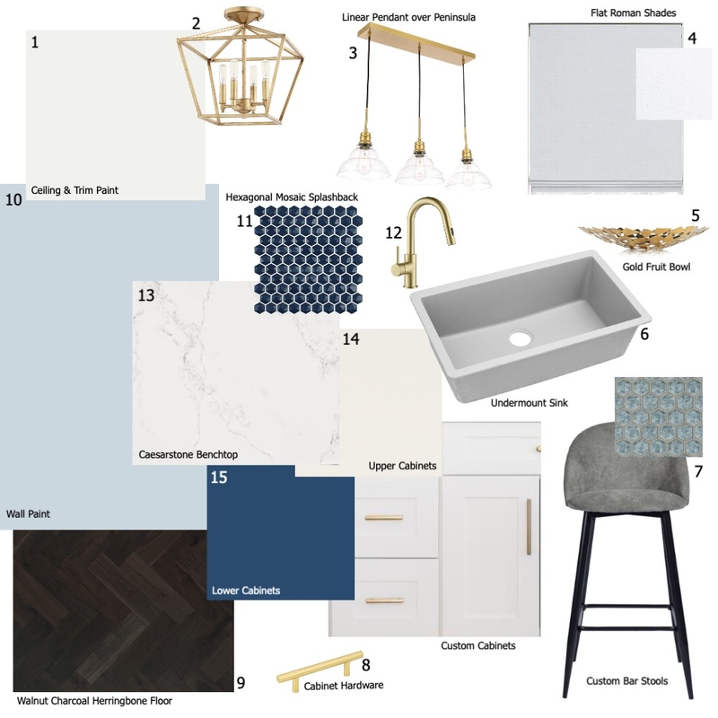 Kitchen Sample Board Mood Board by stylized on Style Sourcebook
