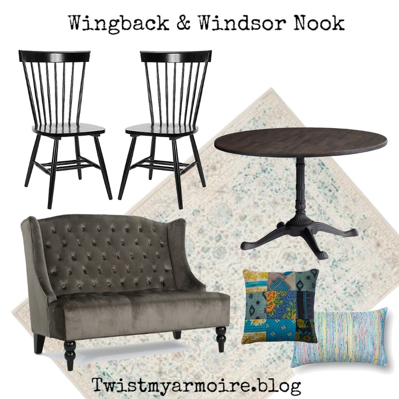 Wingback & Windsor Mood Board by Twist My Armoire on Style Sourcebook