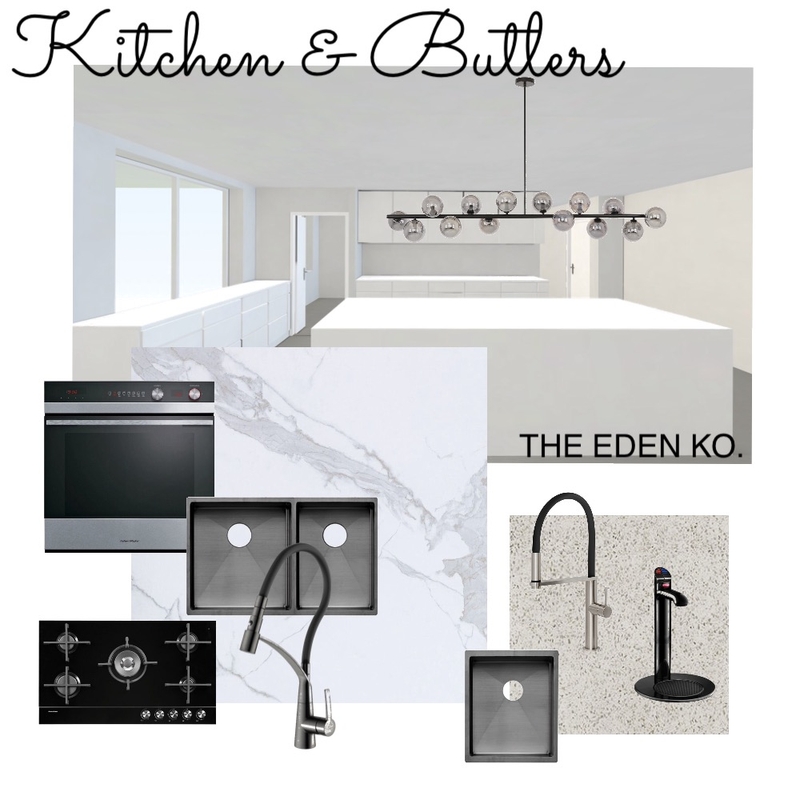Kitchen Pitt Town Interior Design Mood Board by Emmakent