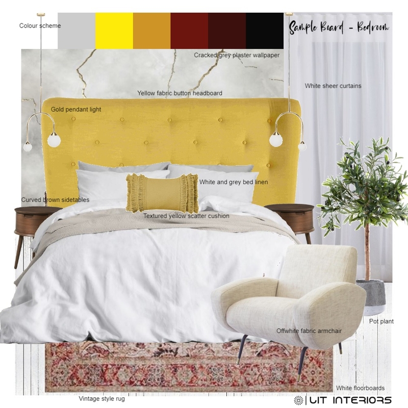 Colour Inspiration part 2 Interior Design Mood Board by court_dayle