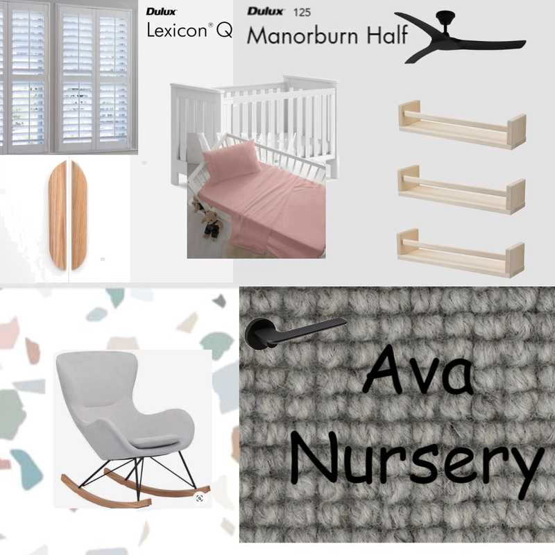 Ava Nursery Mood Board by kate.calibungalow on Style Sourcebook