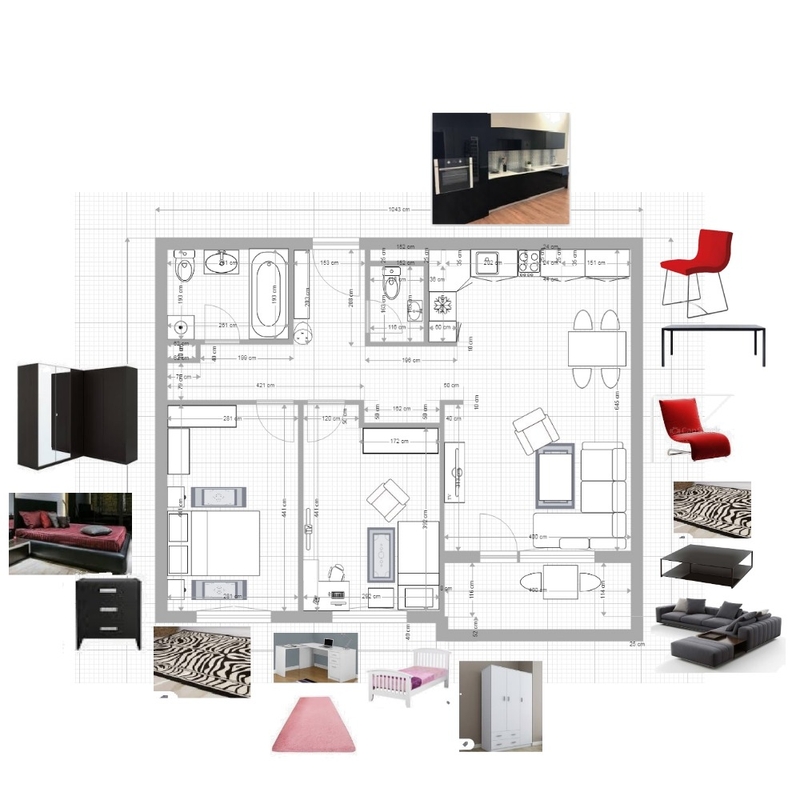 PRIMER RASPOREDA NAMEŠTAJA Mood Board by archifaciledesign11 on Style Sourcebook