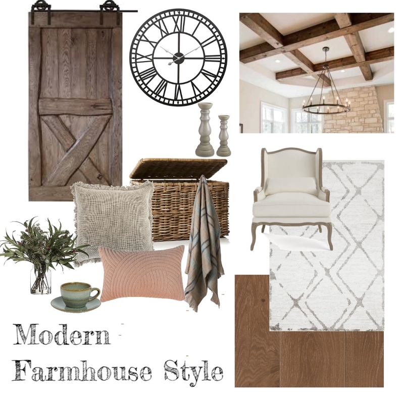 Modern Farmhouse NZ Mood Board by haideew on Style Sourcebook