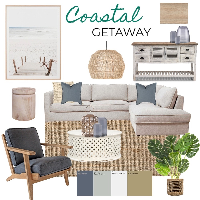 Coastal Getaway Mood Board by Janri on Style Sourcebook
