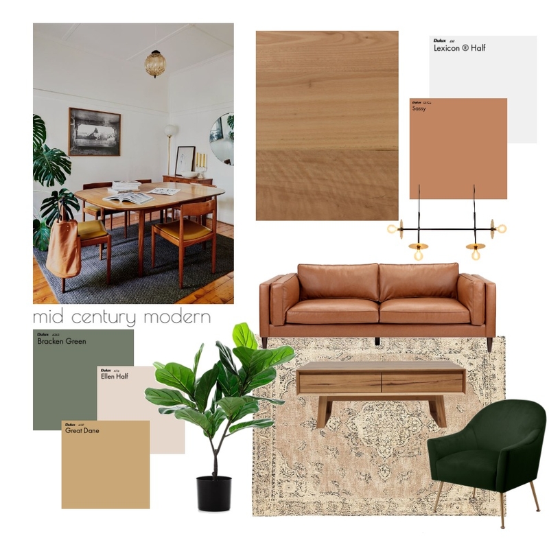 mid century modern Mood Board by aleese.sandall on Style Sourcebook