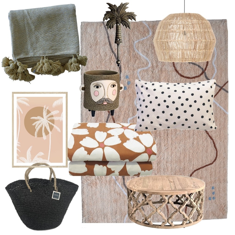 boho Mood Board by siesta home on Style Sourcebook