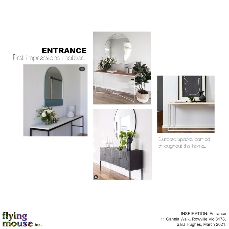 Sara - Entrance Inspo Mood Board by Flyingmouse inc on Style Sourcebook