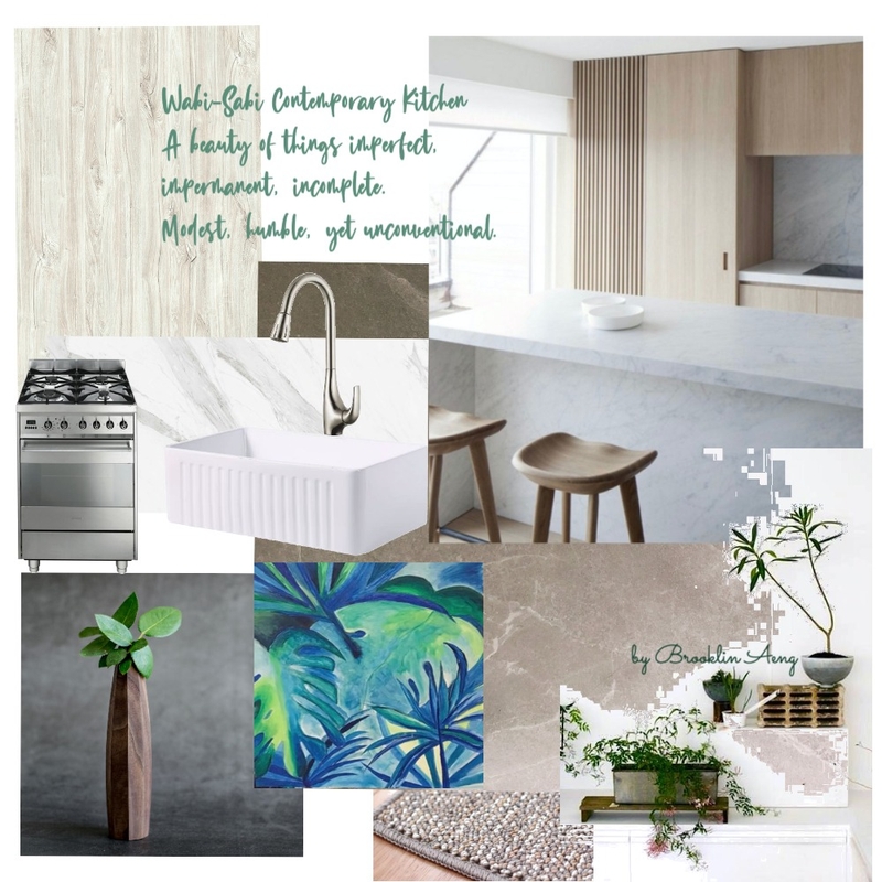 Wabi Sabi Kitchen 2 Mood Board by brooklinaeng on Style Sourcebook