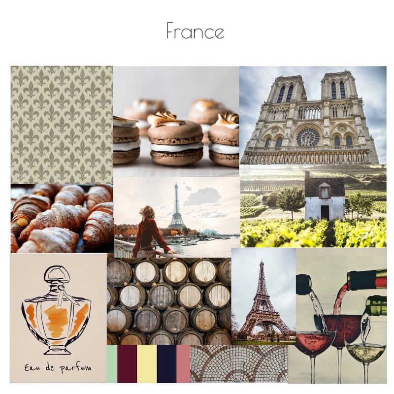 France Mood Board by Shastala on Style Sourcebook