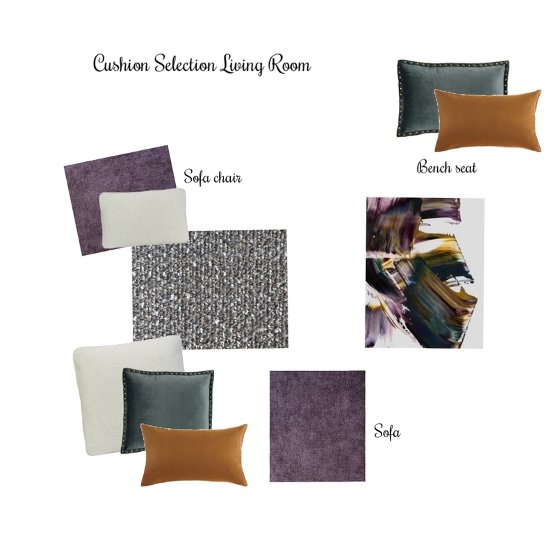 Achol's cushion selection living room Mood Board by Jennypark on Style Sourcebook