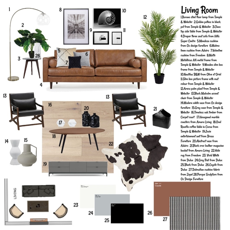 Living Room Mood Board by dariastudios on Style Sourcebook