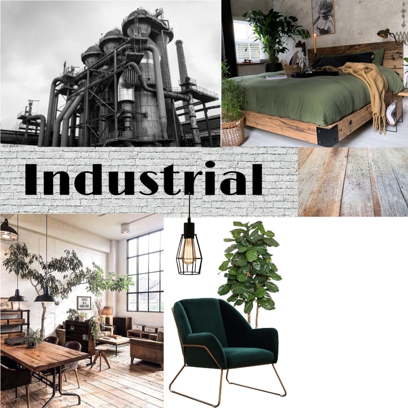 industrial Mood Board by ValerieHormes on Style Sourcebook