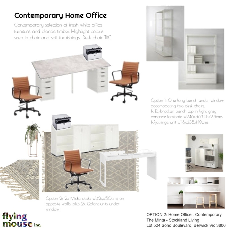 The Minta - Home Office - Contemporary Mood Board by Flyingmouse inc on Style Sourcebook
