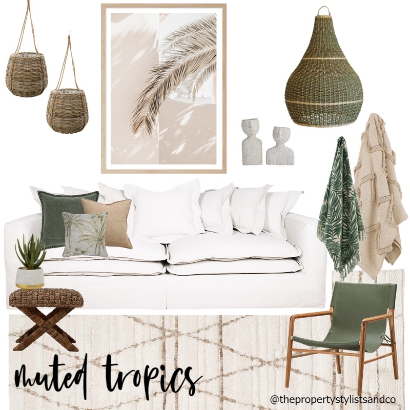 muted tropics Mood Board by The Property Stylists & Co on Style Sourcebook