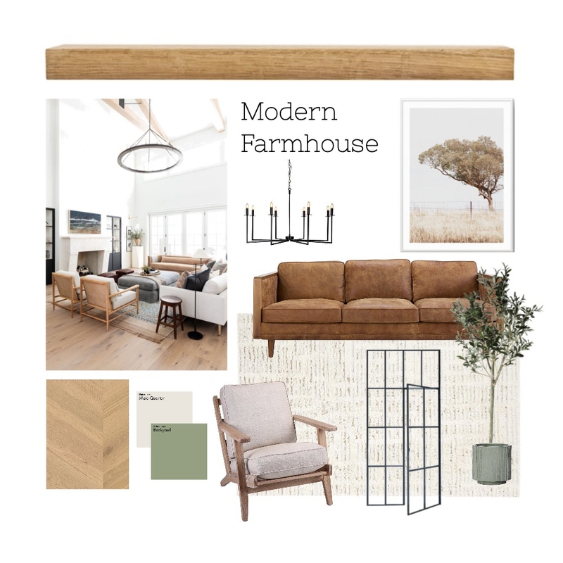 Modern Farmhouse Mood Board by Alisha Cavallaro on Style Sourcebook