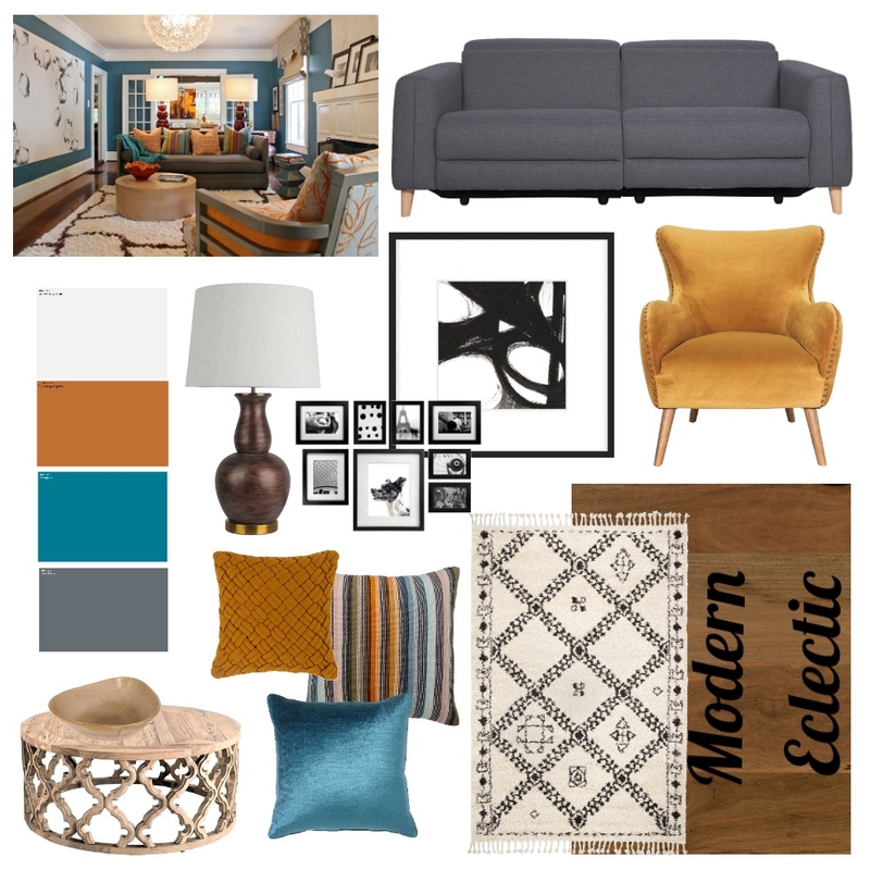 Modern Eclectic Mood Board by KCN Designs on Style Sourcebook
