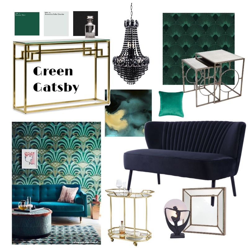 Art Deco Mood Board by KateBurgess on Style Sourcebook