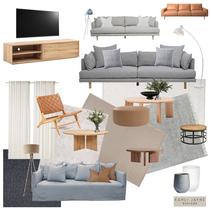 Industrial Hamptons Living Room Mood Board by Kahli Jayne Designs on Style Sourcebook