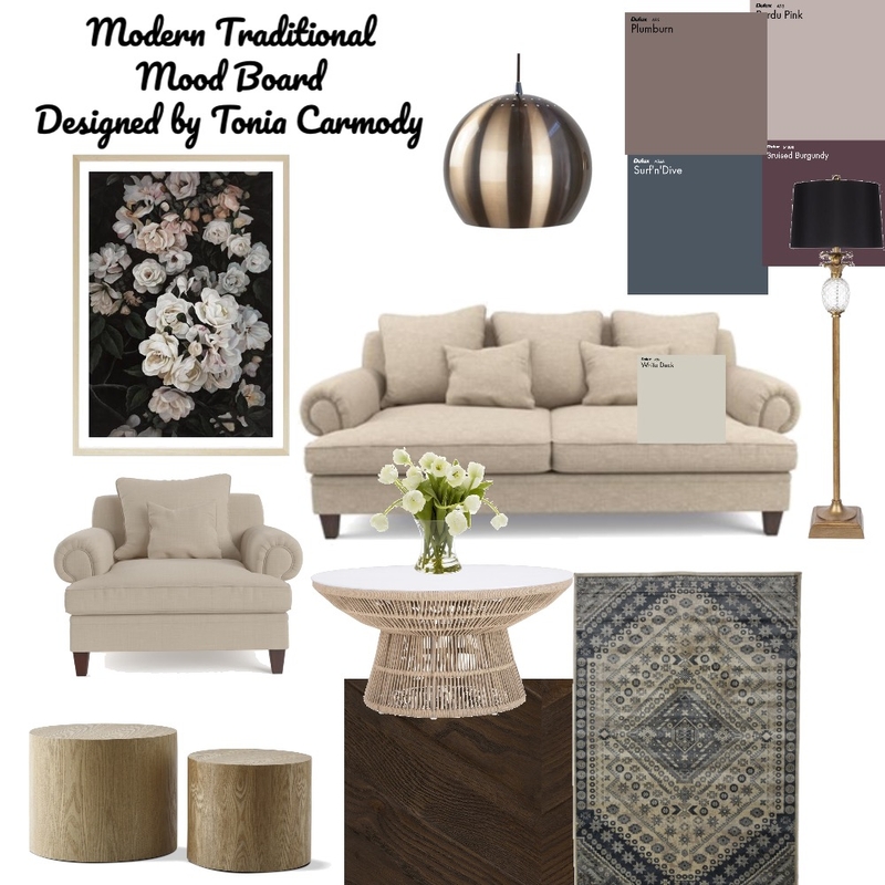 module 3 final Interior Design Mood Board by Tonia Carmody