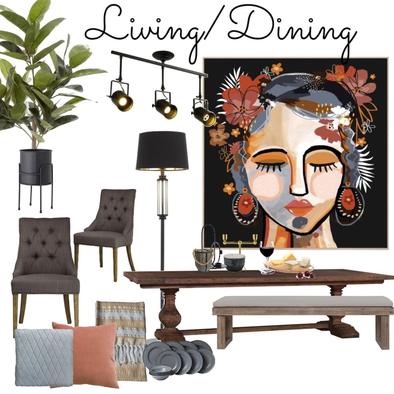kitchen dining set 4 Interior Design Mood Board by DesignbyFussy