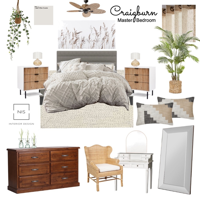 Craigburn -Master Bedroom (option A) Mood Board by Nis Interiors on Style Sourcebook