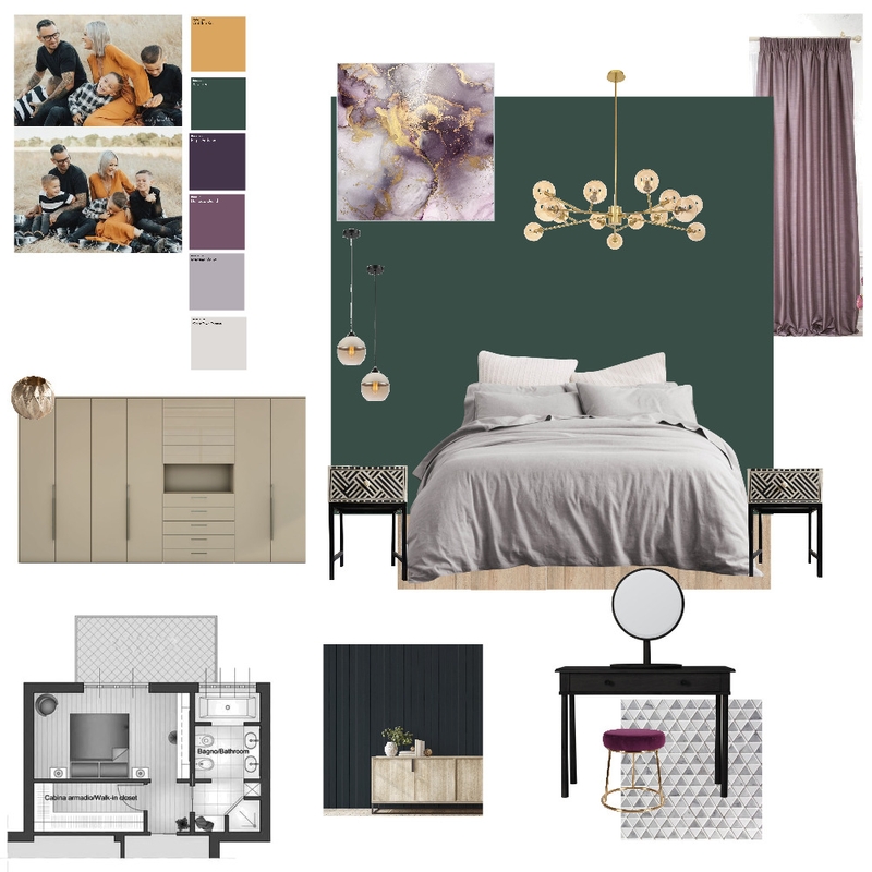 Спальня и живопись Mood Board by Anna Bulatskaya on Style Sourcebook