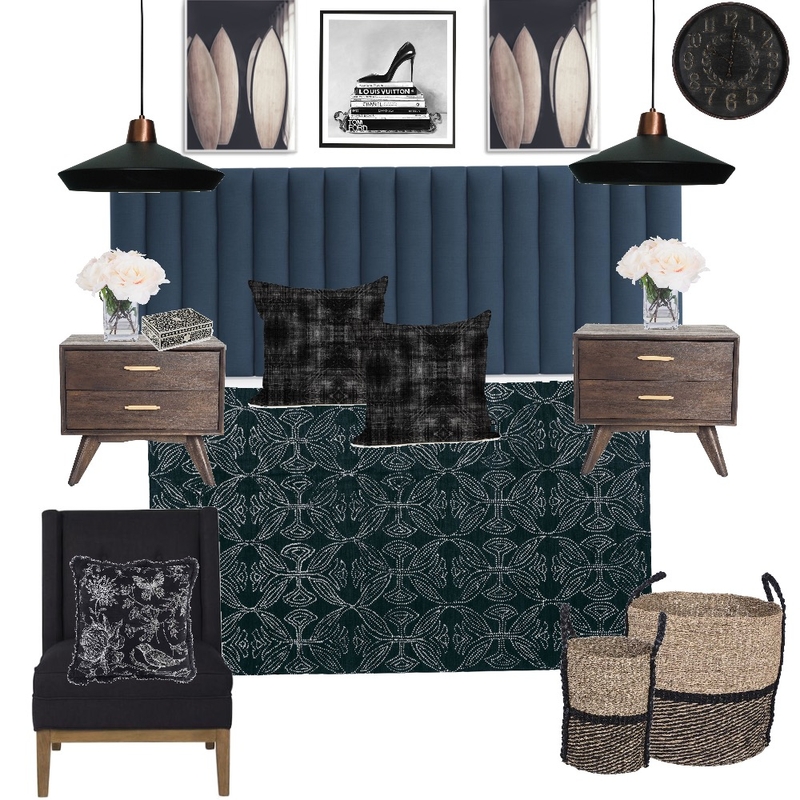 Industrial luxe Interior Design Mood Board by Bronwyn Heslop