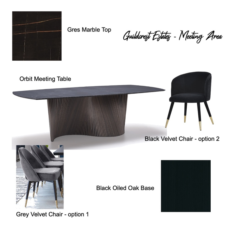 Guildcrest Estates - Meeting Area Mood Board by H | F Interiors on Style Sourcebook