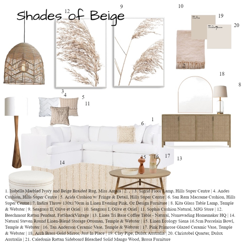 shades of beige Mood Board by Miranda_Elise on Style Sourcebook