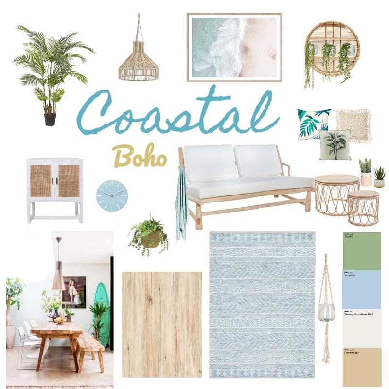 Coastal boho Mood Board by fiammetta on Style Sourcebook