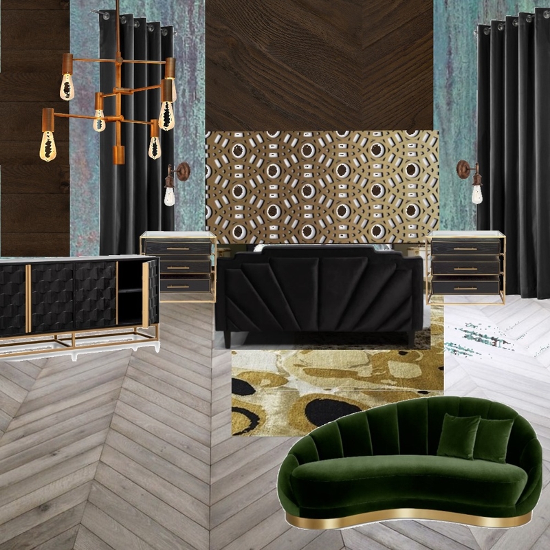 Blake Bedroom / Moody Mood Board by Mamma Roux Designs on Style Sourcebook
